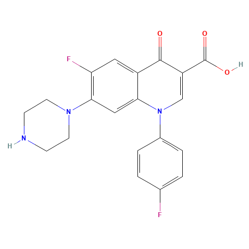 98105-99-8 Sarafloxacin chemical structure