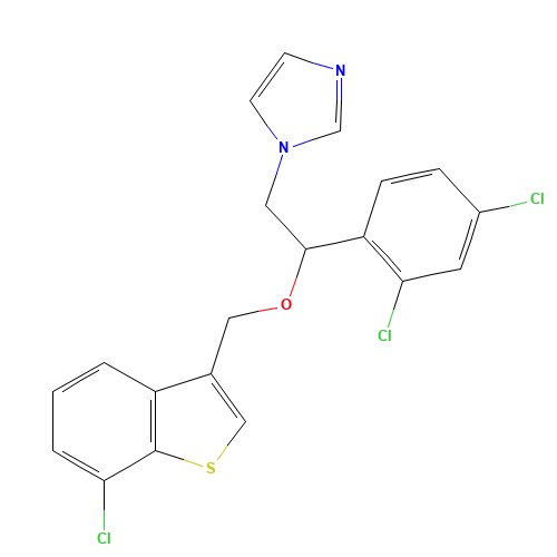 99592-32-2 Sertaconazole nitrate chemical structure