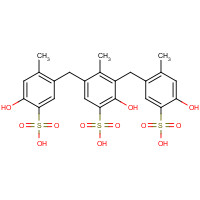 101418-00-2 Dihydroxydimethyldiphenylmethanedisulphonic acid polymer chemical structure