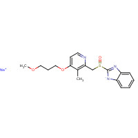 117976-90-6 Rebeprazole sodium chemical structure