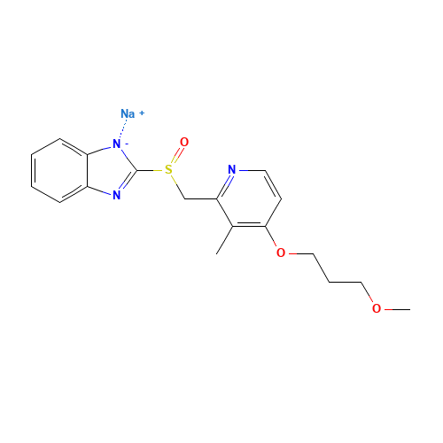 117976-90-6 Rebeprazole sodium chemical structure