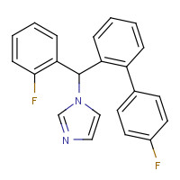 119006-77-8 1-[(2-Fluorophenyl)-(4-fluorophenyl)phenylmethyl]-1H-imidazole chemical structure