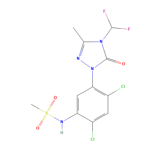 122836-35-5 SULFENTRAZONE chemical structure