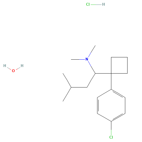 125494-59-9 SIBUTRAMINE HYDROCHLORIDE MONOHYDRATE chemical structure