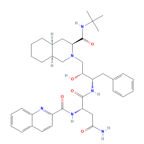 127779-20-8 Saquinavir chemical structure