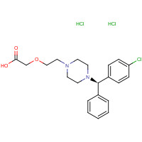 130018-87-0 Levocetirizine dihydrochloride chemical structure