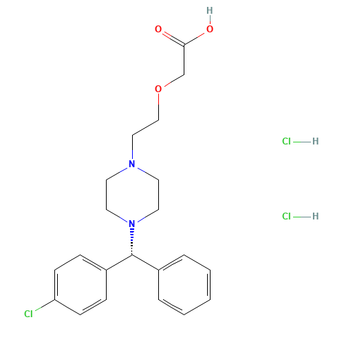 130018-87-0 Levocetirizine dihydrochloride chemical structure