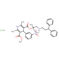 132866-11-6 Lercanidipine hydrochloride chemical structure