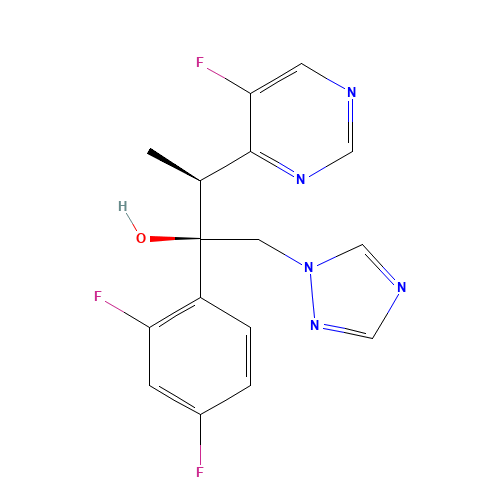 137234-62-9 VORICONAZOLE chemical structure