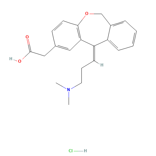 140462-76-6 OLOPATADINE HCL chemical structure