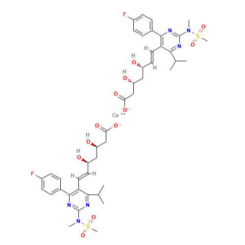 147098-20-2 Rosuvastatin calcium chemical structure