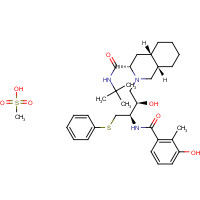 159989-65-8 Nelfinavir mesylate chemical structure