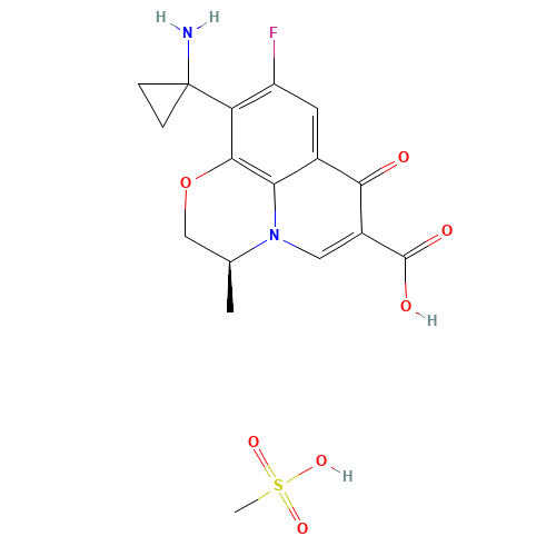 163680-77-1 PAZUFLOXACIN MESILATE chemical structure