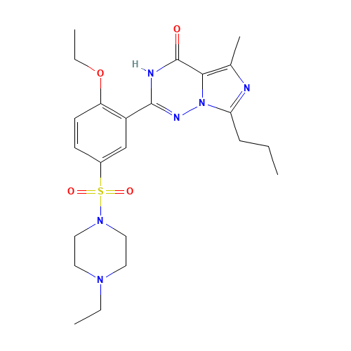 224785-90-4 Vardenafil hydrochloride trihydrate chemical structure