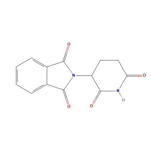 50-35-1 Thalidomide chemical structure