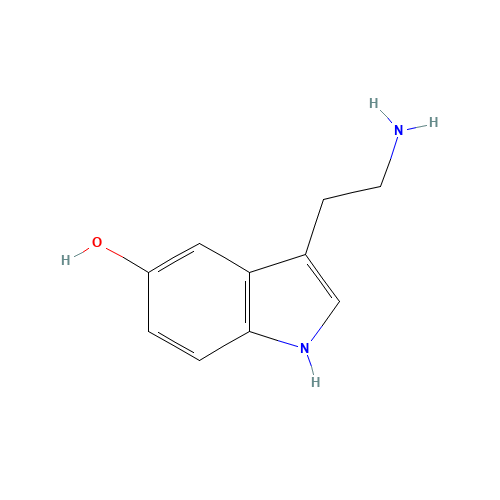 50-67-9 5-Hydroxytryptamine chemical structure