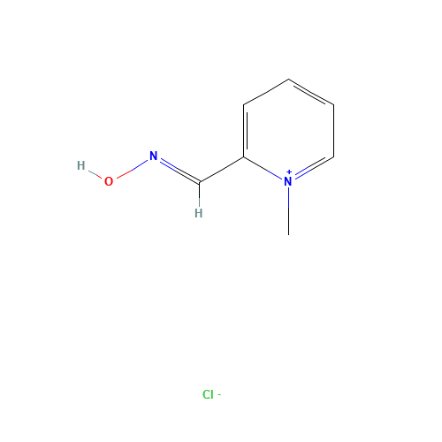 51-15-0 2-Pyridinealdoxime methochloride chemical structure