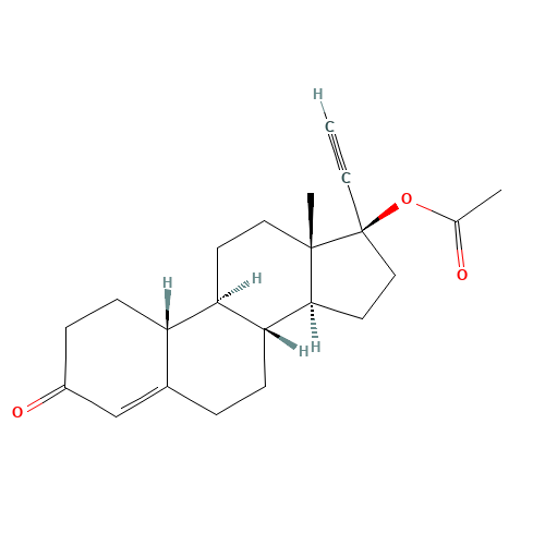 51-98-9 19-Norethindrone acetate chemical structure