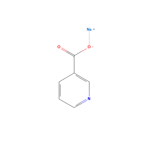 54-86-4 SODIUM NICOTINATE chemical structure