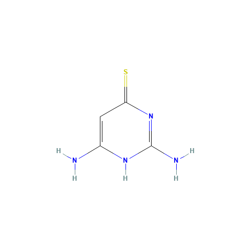 56-08-6 2,4-DIAMINO-6-MERCAPTOPYRIMIDINE chemical structure