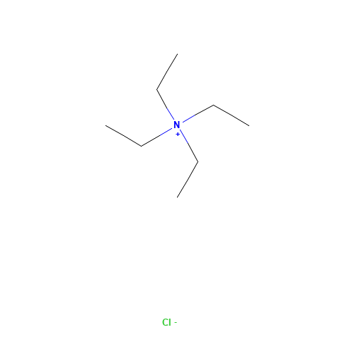 56-34-8 Tetraethyl ammonium chloride chemical structure
