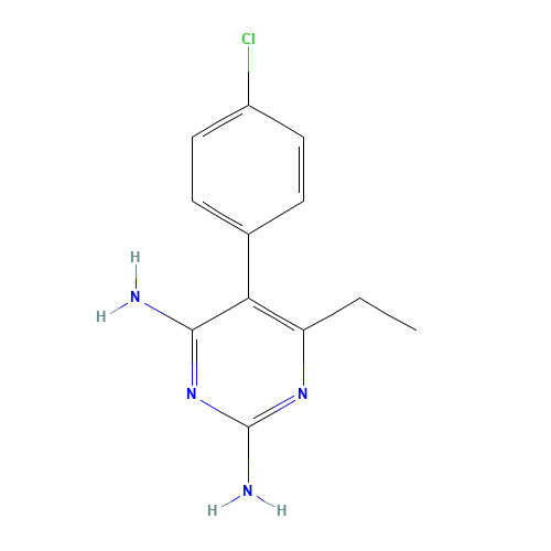58-14-0 Pyrimethamine chemical structure