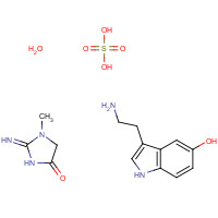 61-47-2 SEROTONIN CREATININE SULFATE MONOHYDRATE chemical structure