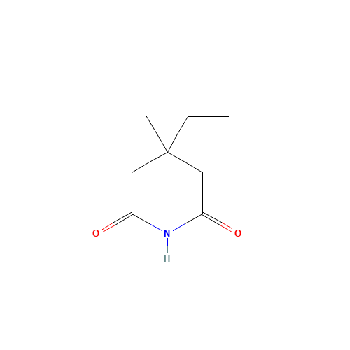64-65-3 3-ETHYL-3-METHYLGLUTARIMIDE chemical structure