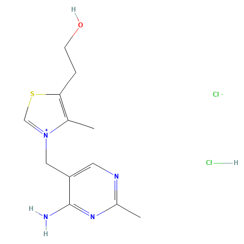 67-03-8 Thiamine hydrochloride chemical structure