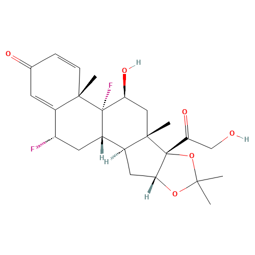 67-73-2 Fluocinolone acetonide chemical structure