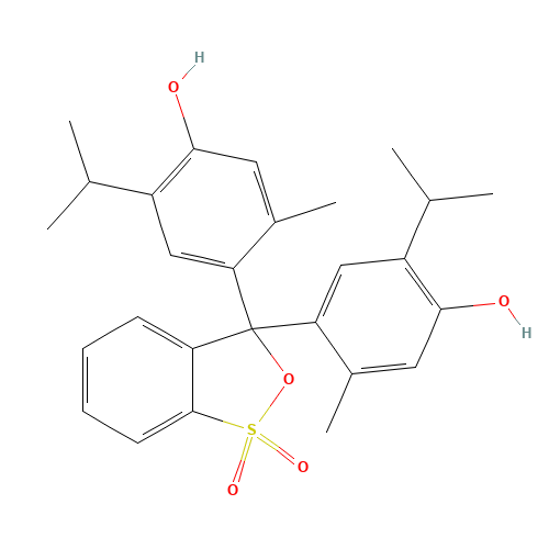 76-61-9 Thymol Blue chemical structure