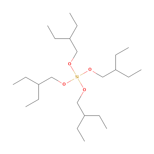 78-13-7 TETRAKIS(2-ETHYLBUTOXY)SILANE chemical structure