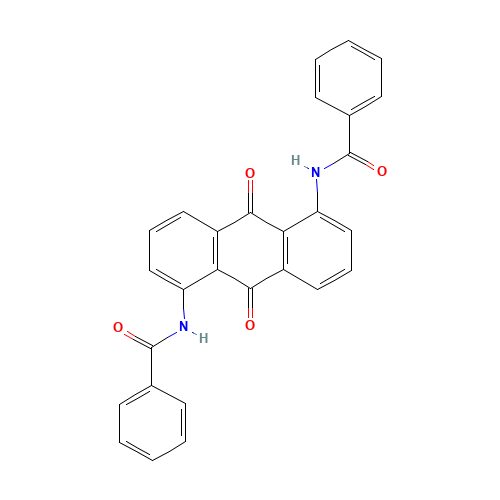 82-18-8 1,5-DIBENZAMIDOANTHRAQUINONE chemical structure