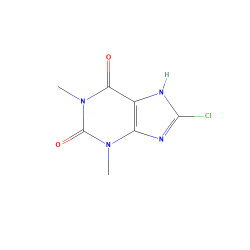 85-18-7 8-Chlorotheophylline chemical structure