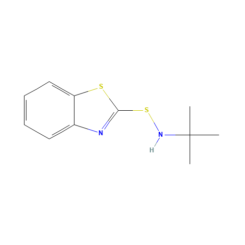 95-31-8 N-tert-Butyl-2-benzothiazolesulfenamide chemical structure