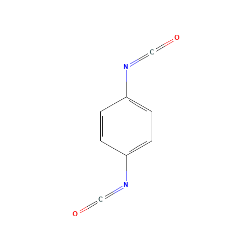 104-49-4 1,4-Phenylene diisocyanate chemical structure