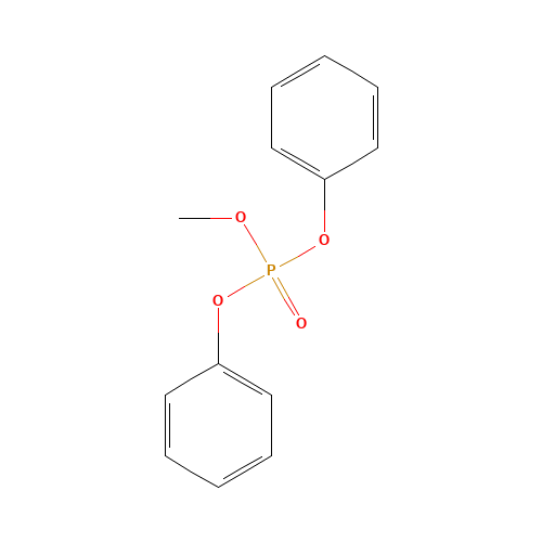 115-89-9 DIPHENYL METHYL PHOSPHATE chemical structure