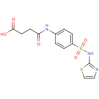 116-43-8 p-2-Thiazolylsulfamoylsuccinanilic acid chemical structure