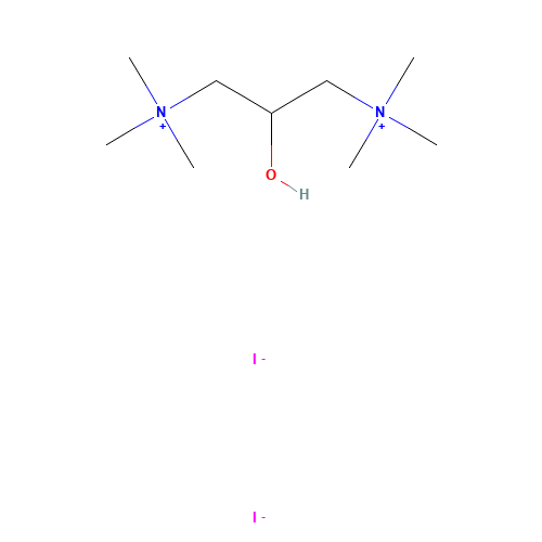 123-47-7 2-HYDROXY-N,N,N,N',N',N'-HEXAMETHYL-1,3-PROPANE DIAMINIUM DI IODIDE chemical structure