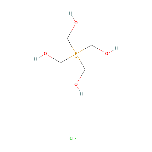 124-64-1 Tetrakis(hydroxymethyl)phosphonium chloride chemical structure