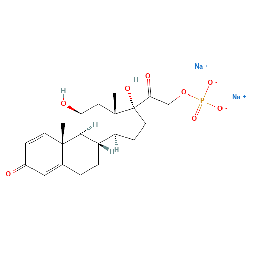 125-02-0 Prednisolone phosphate sodium chemical structure