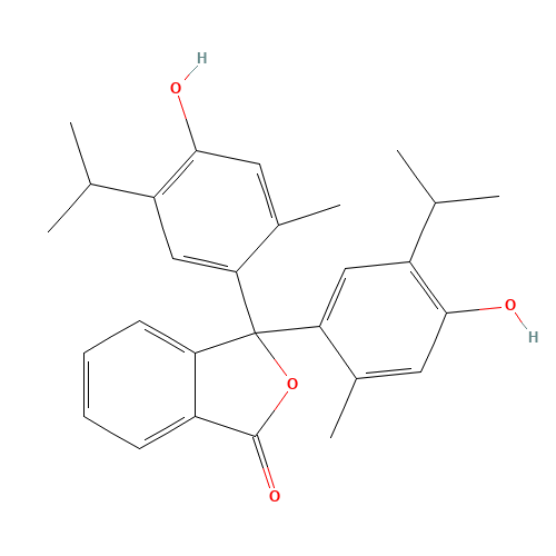 125-20-2 Thymolphthalein chemical structure