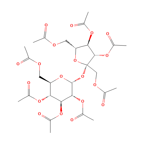 126-14-7 Sucrose octaacetate chemical structure