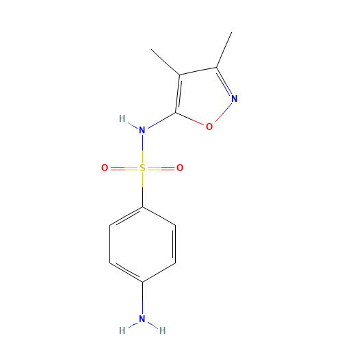 127-69-5 Sulfisoxazole chemical structure