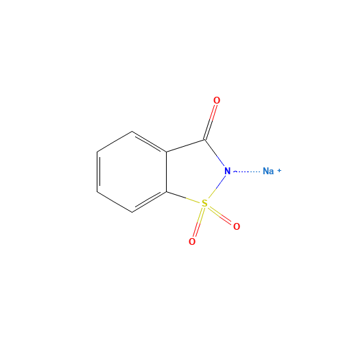 128-44-9 Saccharin sodium chemical structure