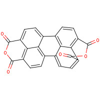 128-69-8 3,4,9,10-Perylenetetracarboxylic dianhydride chemical structure