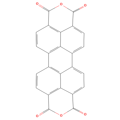 128-69-8 3,4,9,10-Perylenetetracarboxylic dianhydride chemical structure