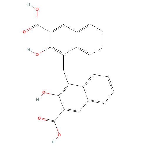 130-85-8 Pamoic acid chemical structure