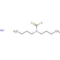 136-30-1 DibutylCarbamodithioic acid sodium salt chemical structure