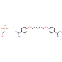 140-64-7 Pentamidine isethionate chemical structure